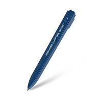 Ручка подарочная шариковая автоматическая Moleskine Go 10 мм / Сапфир для мужчин женщин (EW8T1CB2010TAG)