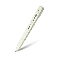 Ручка подарочная шариковая автоматическая Moleskine Go 10 мм / Слоновая кость для мужчин женщин