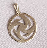 Вайга слов'янський оберіг зі срібла 925-ї проби, фото 2