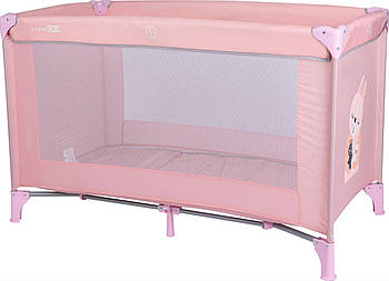 Манеж-ліжечко (складний, сумка для зберігання) FreeON Travel Love Pink 44312 Рожевий