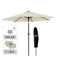 Зонтик садовый с чехлом и LED освитление GAO 3 м Chomik Gdow