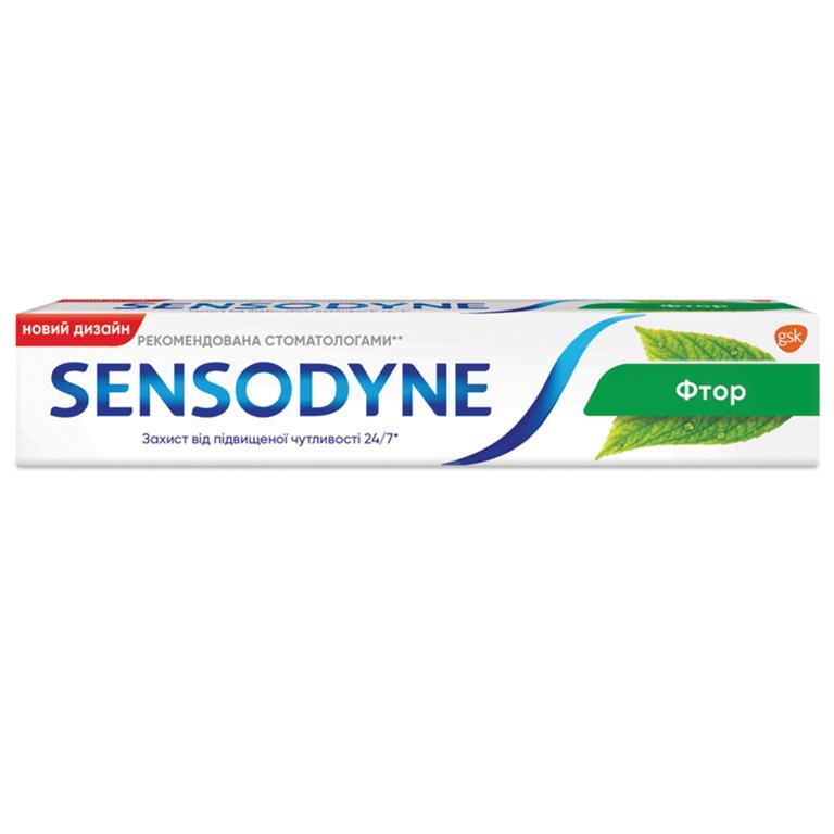 Зубна паста Sensodyne "Фтор" (75мл.) термін до 08.24р