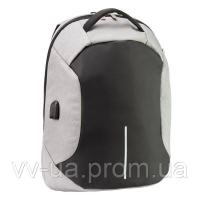 Рюкзак для підлітка (міський) Optima 17", білий/чорний (O96907-03)