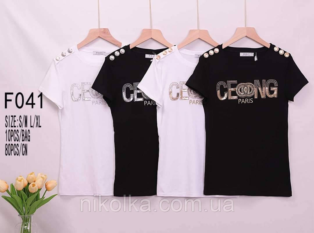 Жіночі футболки оптом, S/M-L/XL рр., арт. Nk-F041