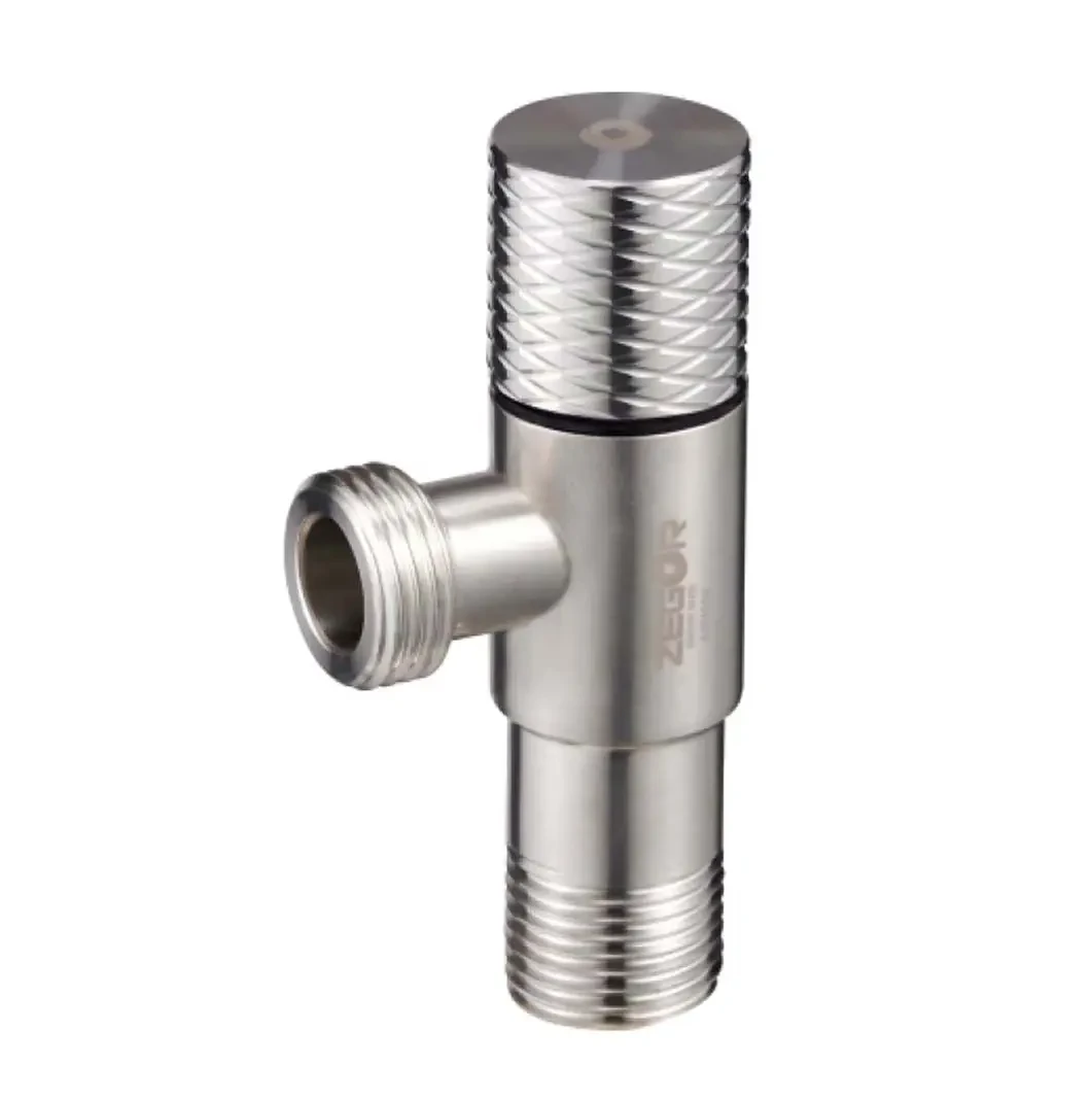 Кран угловой Zegor 1/2"X1/2" DF-7122 с шаровым запорным элементом