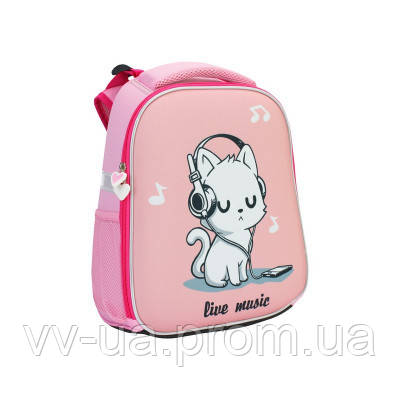 Рюкзак школьный каркасный ортопедический Cool For School 14,5", розовый (CF86201)