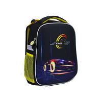 Рюкзак шкільний каркасний ортопедичний Cool For School 14,5", синій/чорний (CF86202)