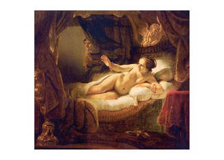 Листівка Rembrandt — Danae