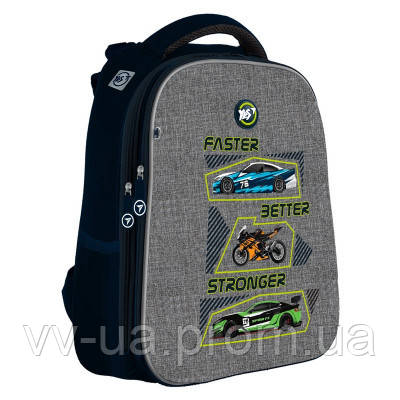 Рюкзак шкільний каркасний ортопедичний для першокласника Yes H-12 Speed, для дівчаток (559022)