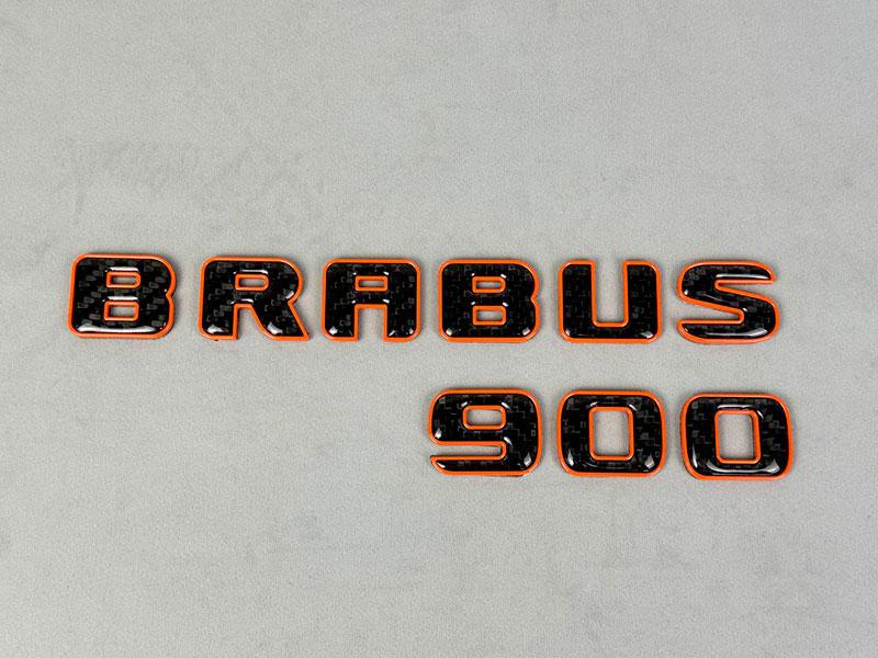 Напис Brabus 900 Carbon + Orange