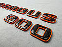 Напис Brabus 900 Carbon + Orange, фото 3