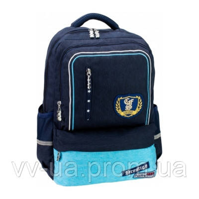 Рюкзак школьный ортопедический Cool For School 16", синий/голубой (CF86732-03)