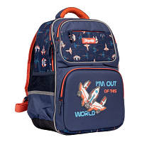Рюкзак шкільний напівкаркасний ортопедичний 1 Вересня S-105 Space, для хлопчиків, синій (556793)