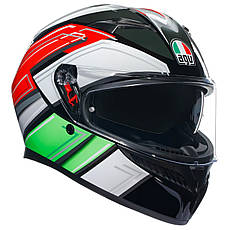 МОТОШОЛОМ ЗАКРИТИЙ AGV K3 - WING BLACK/ITALY