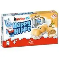 Печенье Kinder Happy Hippo с двойной кремовой начинкой 5*20,7г.