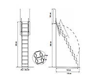 Чердачная лестница SVELT HARMONICA 50X90