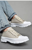 Жіночі бежеві кеди 37 38