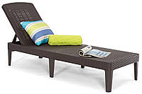 Шезлонг Allibert Jaipur Sun Lounger коричневый