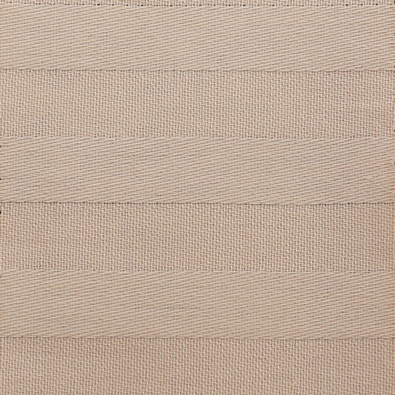 Світла бежева тканина 240 см для постільної білизни, однотонний страйп-сатин смужка 100% бавовна, у рулоні (30 м)