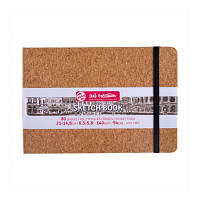 Скетчбук для графики Art Creation Cork, 140 г/м2, 21х14,8 см, 80 л., коричневый (9314055M)
