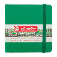 Скетчбук для графики Art Creation Forest Green, 140 г/м2, 12x12 см, 80 л, зеленый (9314334M)