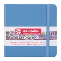 Скетчбук для графіки Art Creation Lake Blue, 140 г/м2, 12x12 см, 80 арк., блакитний (9314214M)