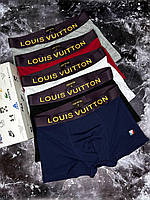 Мужские набор нижнего белья 5 шт в коробке Премиум качества, мужские наборы Tommy Lacoste CK Louis Vuitton Louis Vuitton, L