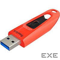 SanDisk Ultra 32GB, USB 3.0 Flash Drive, 130MB/s read - Red, EAN: 619659145866 (SDCZ48-032G-U46R)