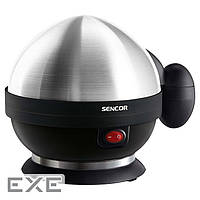 Яйцеварка Sencor, 380Вт, механічне керування, 3 рівня приготування, на 7 яєць, нержав.ста (SEG720BS)