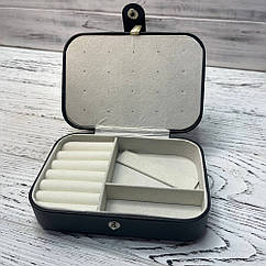 Скринька органайзер кейс для зберігання коштовностей, 16.5х11.5х5.5см еко шкіра в асортименті LD-1006