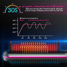Щітка-випрямляч для волосся, гребінець для випрямлення волосся RIFNY з автоматичним блокуванням, Amazon, Німеччина, фото 3