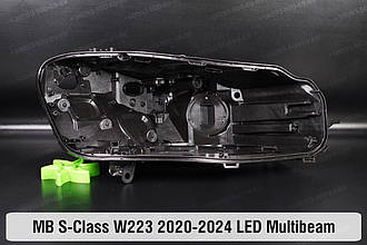 Корпус фари Mercedes-Benz S-Class W223 LED Multibeam (2020-2024) дорестайлінг правий