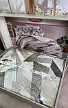Комплект постільної білизни ранфорс бавовна, бязь, двоспальне євро 200*220 см Hobby Туреччина, фото 6
