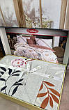 Комплект постільної білизни ранфорс бавовна, бязь, двоспальне євро 200*220 см Hobby Туреччина, фото 9