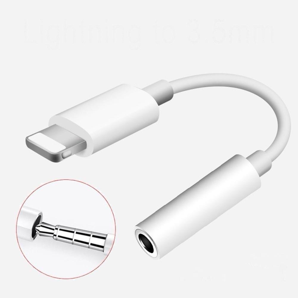 Перехідник Aux DENMEN DU02 з Lightning на 3.5 мм для IPhone