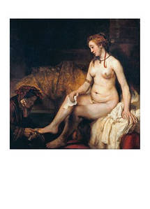 Лист Rembrandt — Bathsheba at Her Bath