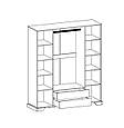 Шафа 4Д2Ш Іріс (Мебель-Сервіс), фото 3