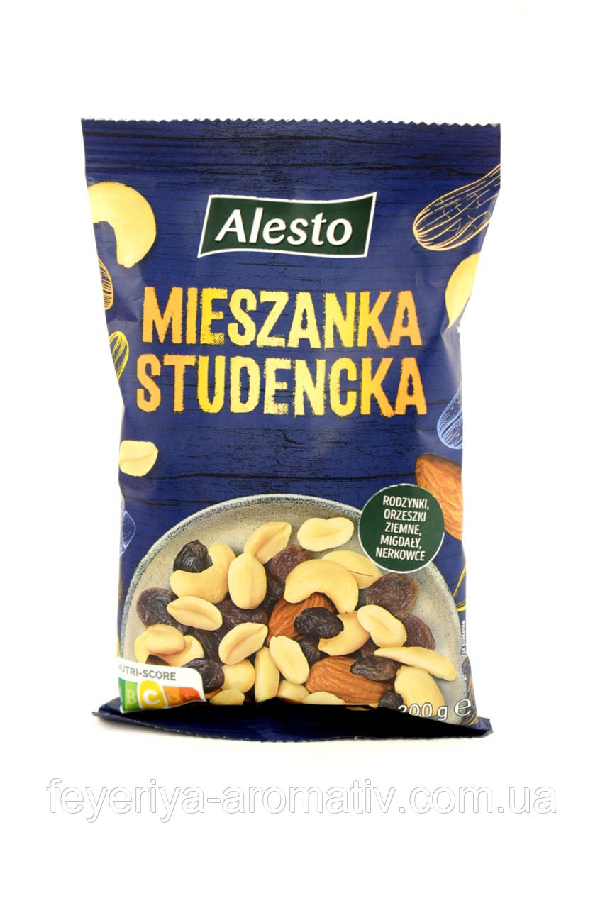 Суміш горіхів і сухофруктів Alesto Mieszanka Studencka 200г Німеччина