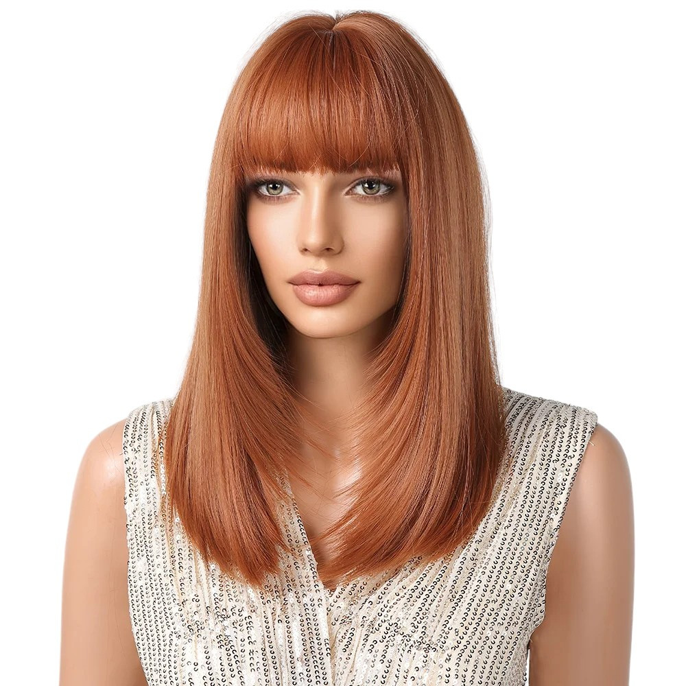 Перука руда Natural, термоволокно DC1049-1