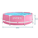 Басейн Intex 28290 Ø 244 х 76 см каркасний, фото 4