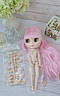 Шарнірна лялька Блайз Blythe 30 см без одягу 4 кольори очей рожеве волосся