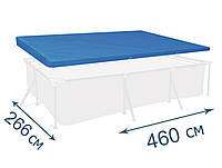 Универсальный защитный тент-чехол для каркасного бассейна Intex Pool Covers 450х220 см (IP-167627)