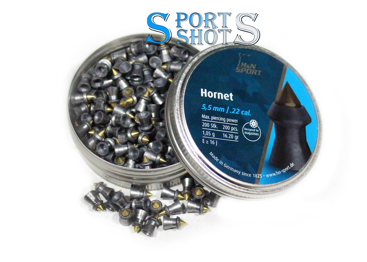 Кулі H&N Hornet 5.50 мм, 1.05г, 200 шт. ASG