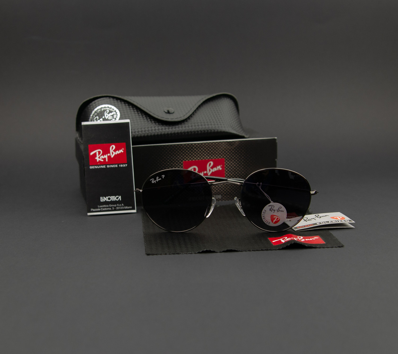 Поляризовані сонцезахисні окуляри RAY BAN (арт. RB3448P) чорні