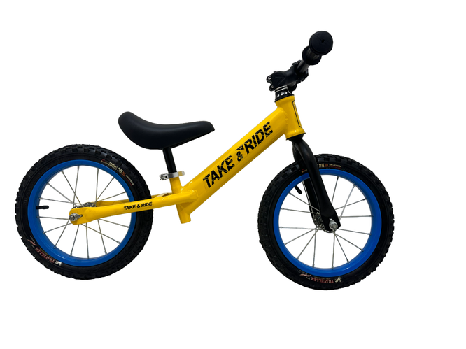 Беговел колеса 14 дюймов Take&Ride RB-50 МТВ с рулем MTB для детей от 3 ...