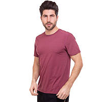 Футболка мужская спортивная Zelart Sport Gear 0355 размер 3XL (185-190 см) Burgundy