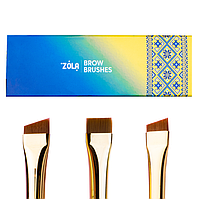 Zola Набор кистей для покраски бровей Magic Brow Brush,