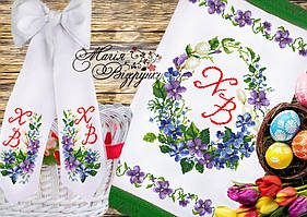 Заготовки для вишивки Пасхальний рушник з бантом РП-75+БП-24 (Магія Візерунку)