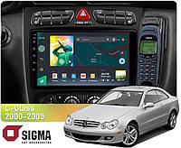 Штатная магнитола Sigma X9232 2+32 Gb Mercedes-Benz C/CLK-Class S203 W203 W209 A209 2000-2005 (F1) 9"