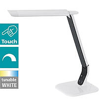 Настільна лампа пластикова чорна з білим 3000-6000K 36х18х42 см, фото 4